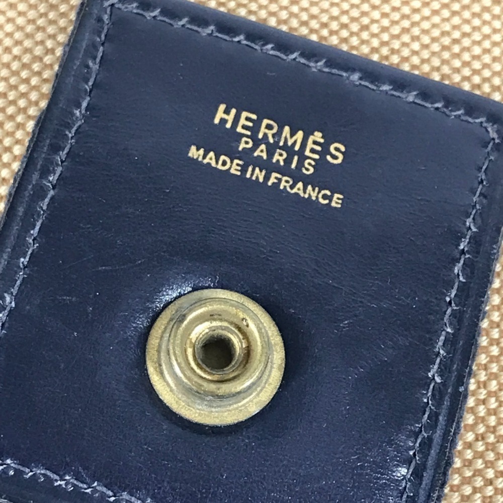 HERMES Vintage Sacoche Bag, Shoulder Handbag with Pouch, Leather, Canvas, Men... - Picture 16 of 16